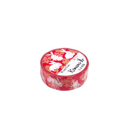 AITOH Aitoh Japanese Washi Tape, Rabbit Cherry