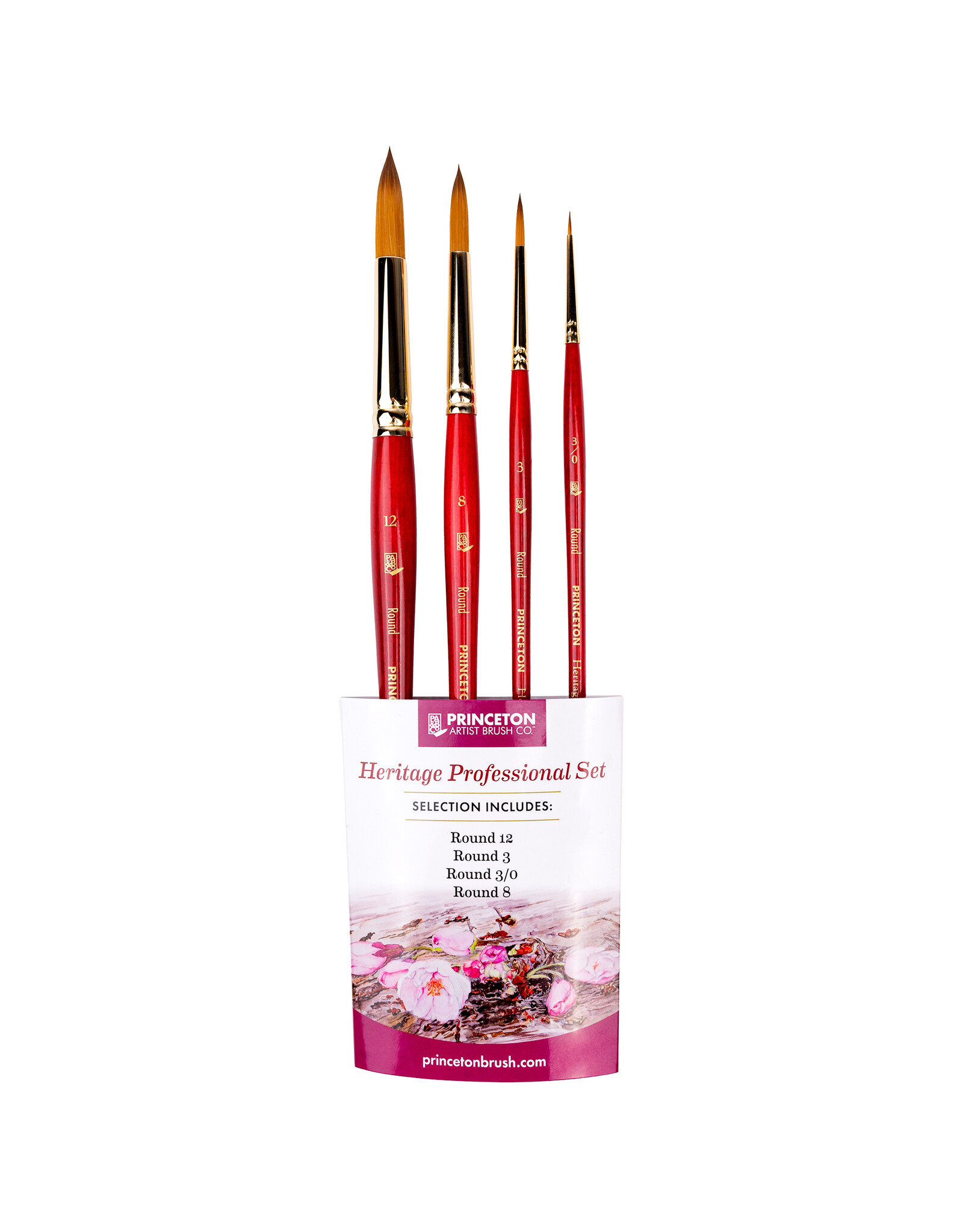 W.A. Portman Princeton Heritage 4-Piece Brush Set