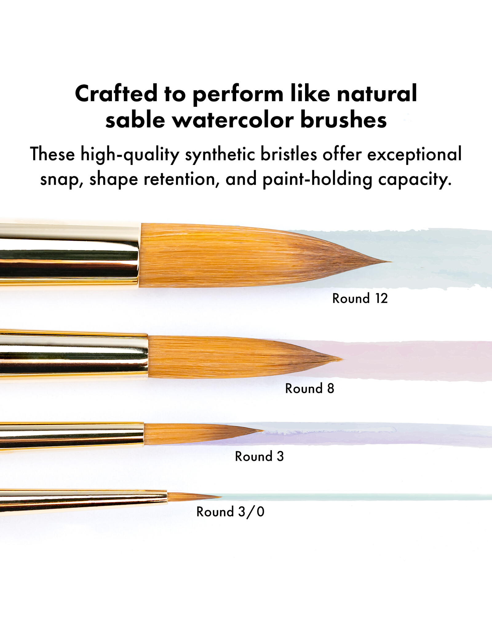 W.A. Portman Princeton Heritage 4-Piece Brush Set