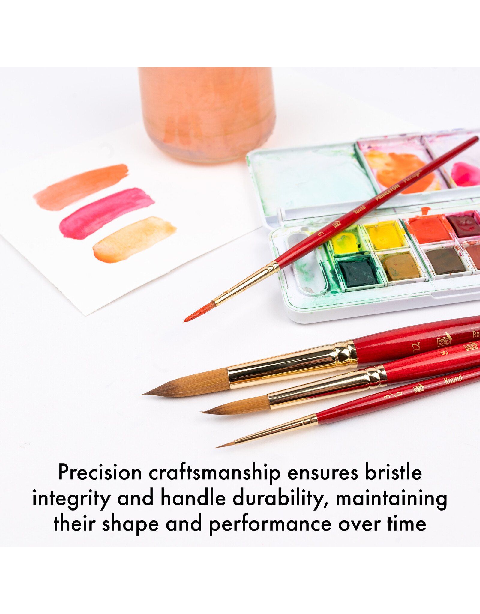 W.A. Portman Princeton Heritage 4-Piece Brush Set