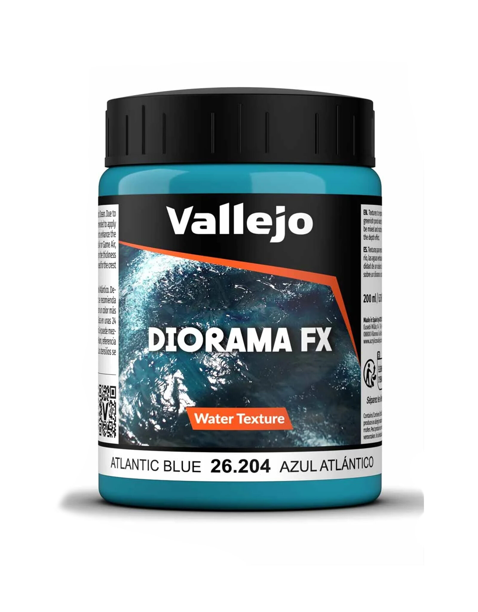 Vallejo Vallejo Diorama FX Water Texture Atlantic Blue 200ml