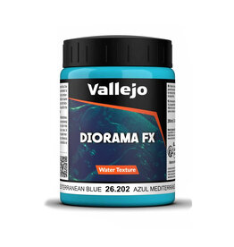 Vallejo Vallejo Diorama FX Water Texture Mediterranean Blue 200ml