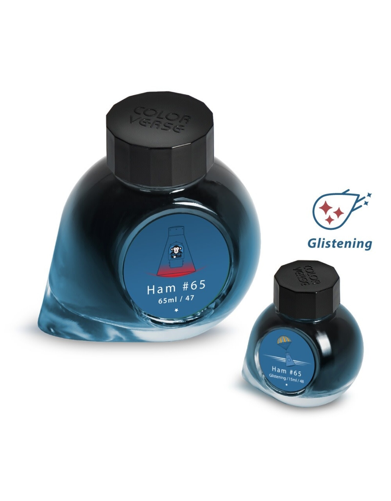 CLEARANCE Colorverse  Ink, Ham # 65 Glistening 65ml & 15ml