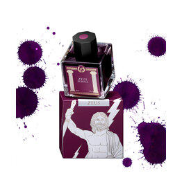 Laban Pens Laban Pens Greek Mythology 2 Zeus Purple Fountain Pen Ink 50ml