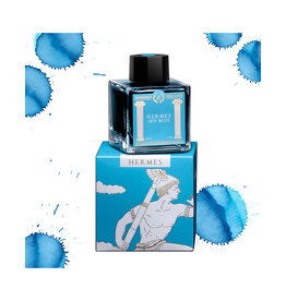 Laban Pens Laban Pens Greek Mythology 2 Hermes Sky Blue Fountain Pen Ink 50ml