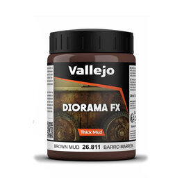 Vallejo Vallejo Diorama FX Thick Mud Brown Mud 200ml