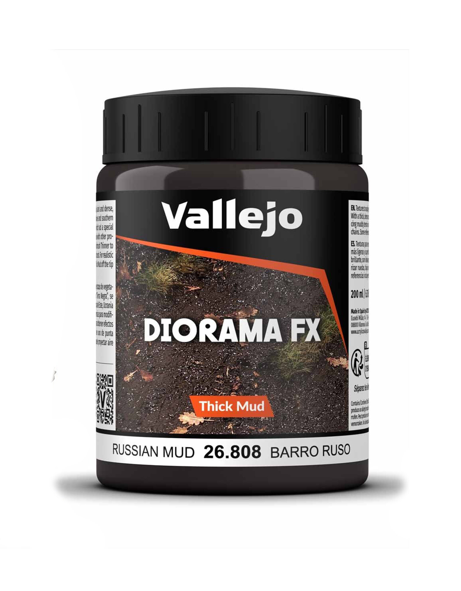 Vallejo Vallejo Diorama FX Thick Mud Russian Mud 200ml