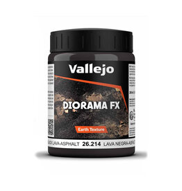 Vallejo Vallejo Diorama FX Earth Texture Black Lava-Asphalt 200ml