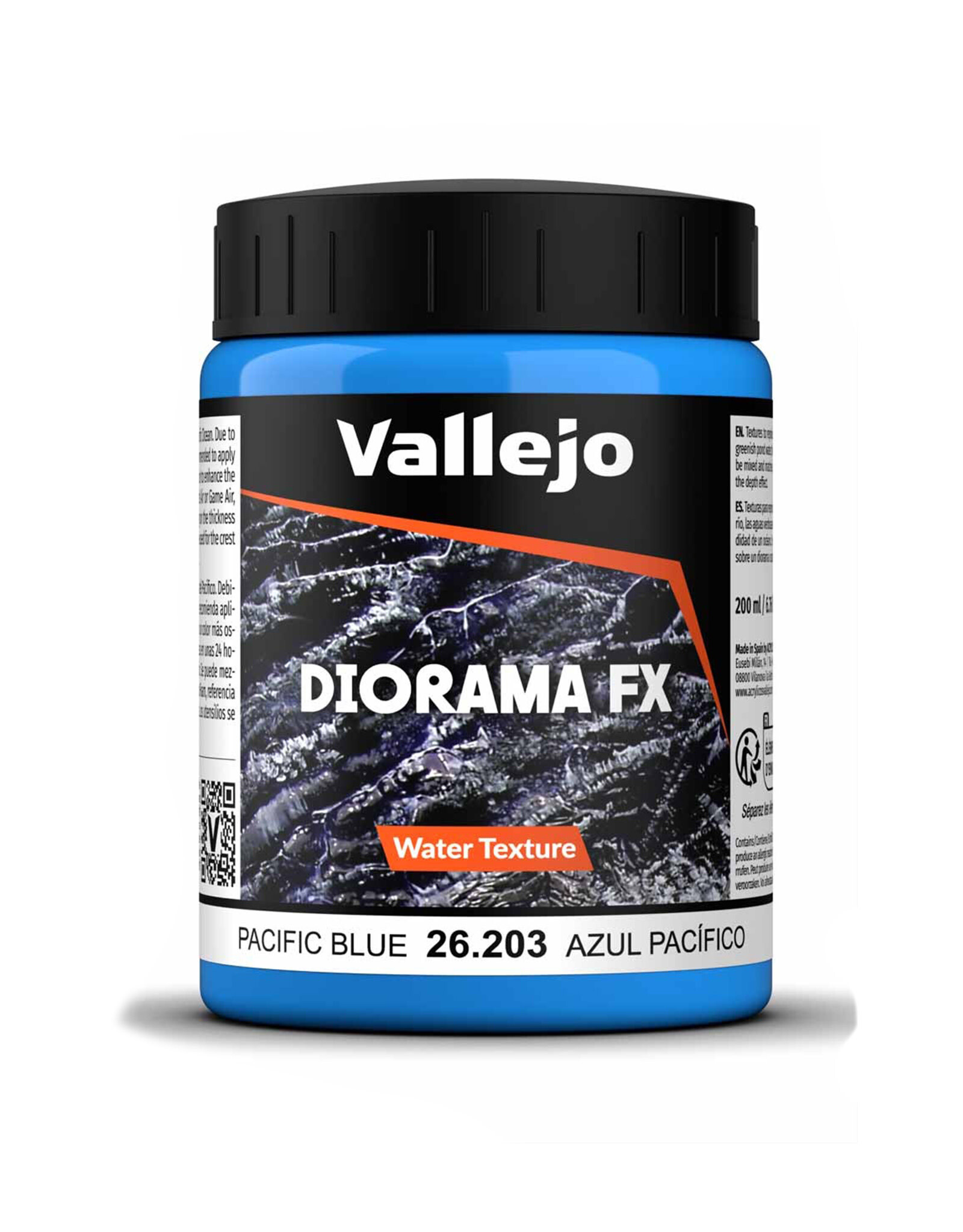 Vallejo Diorama FX Water Texture Pacific Blue (200ml)