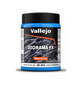 Vallejo Diorama FX Water Texture Pacific Blue (200ml)