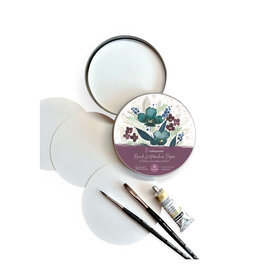 Hahnemuhle Round Watercolour Paper, Expression 300gsm, 100% cotton, CP, 13cm diameter, 30 sheets
