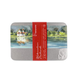 Hahnemuhle Hahnemuhle Watercolor Postcards in Metal Box, Rough 30 Sheets 4” x 6”