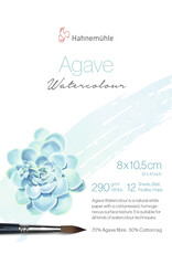 Hahnemuhle Hahnemuhle Agave Watercolor Block Cold Press, 12 Sheets 3.15” X 4.13”