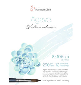 Hahnemuhle Hahnemuhle Agave Watercolor Block Cold Press, 12 Sheets 3.15” X 4.13”