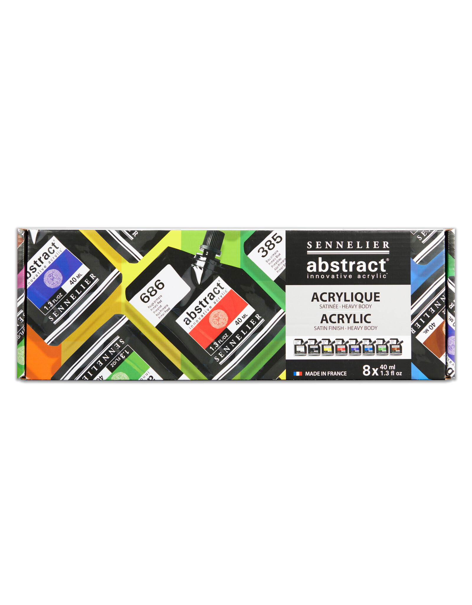 Sennelier Abstract Acrylic Introductory Set of 8