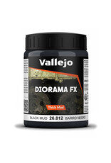 Vallejo Vallejo Diorama FX Thick Mud Black Mud 200ml