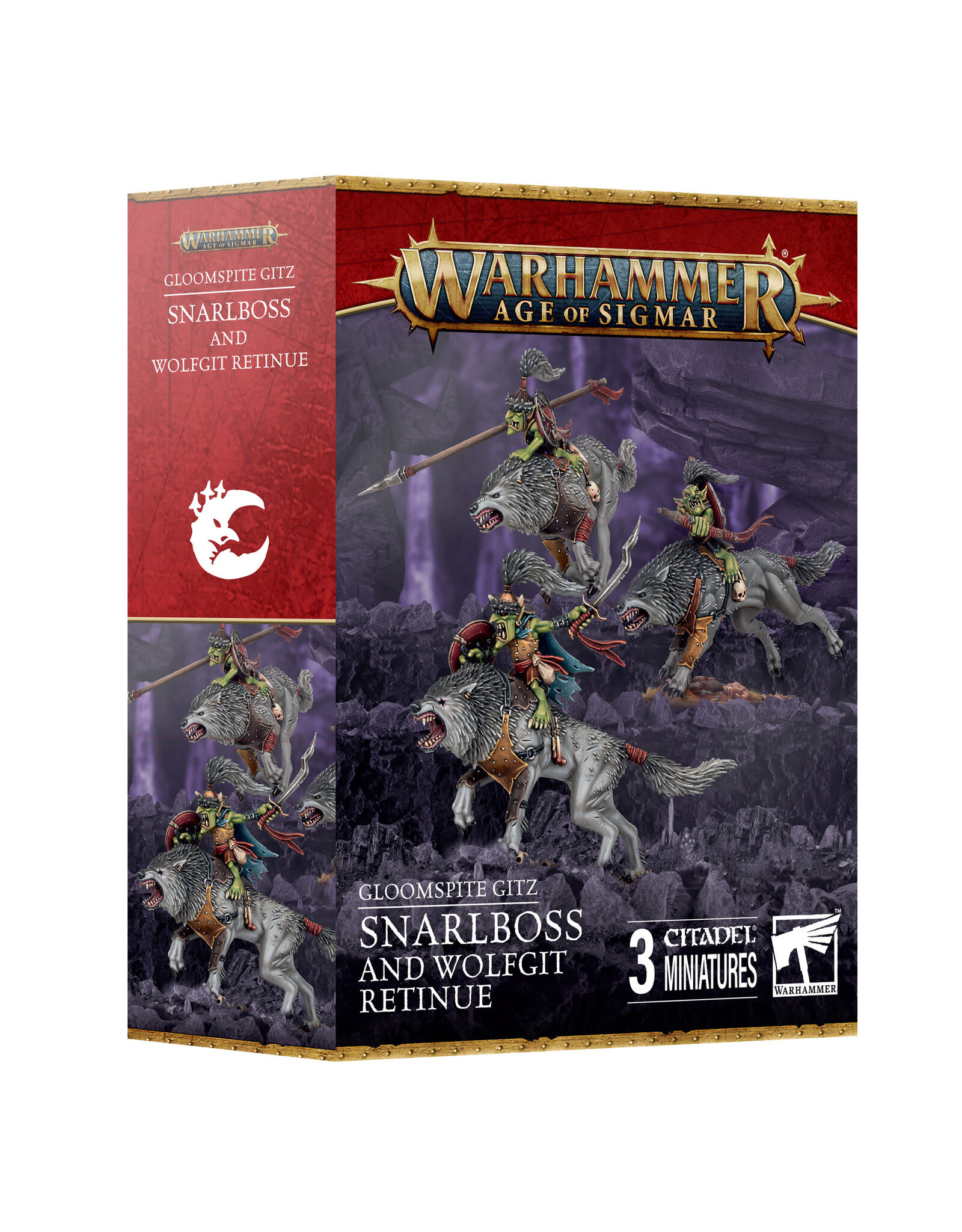 Games Workshop Gloomspite Gitz Snarlboss & Wolfgit Retinue