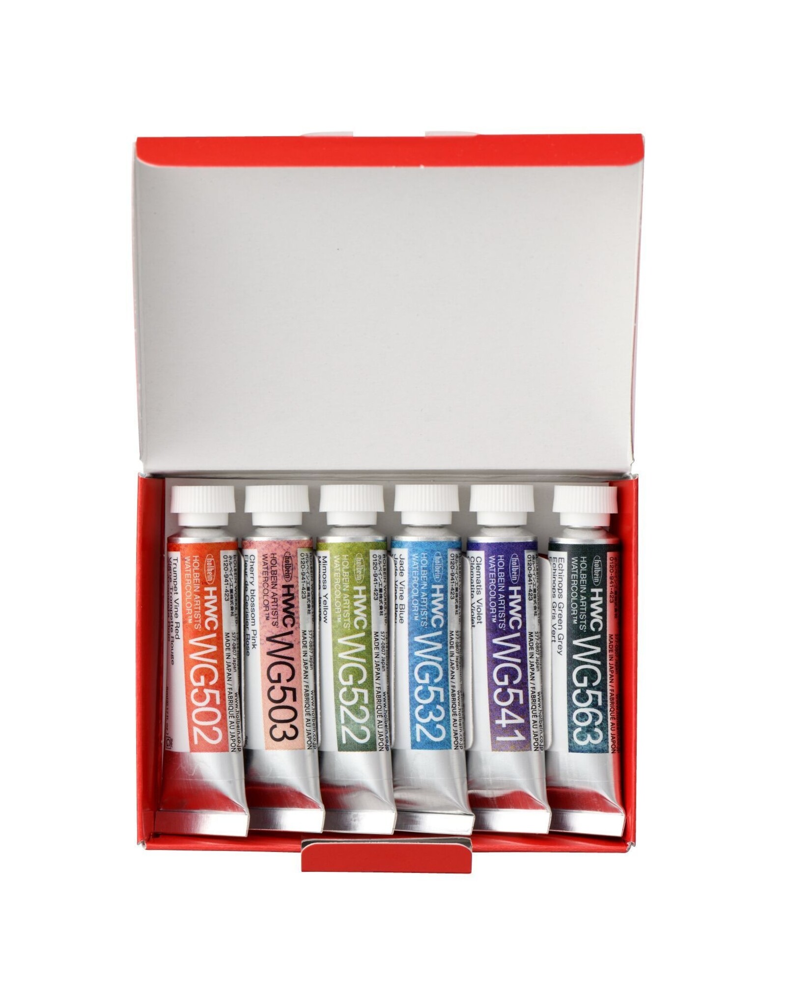 HOLBEIN Holbein Granulating Watercolor Flower Set of 6 - 5ml