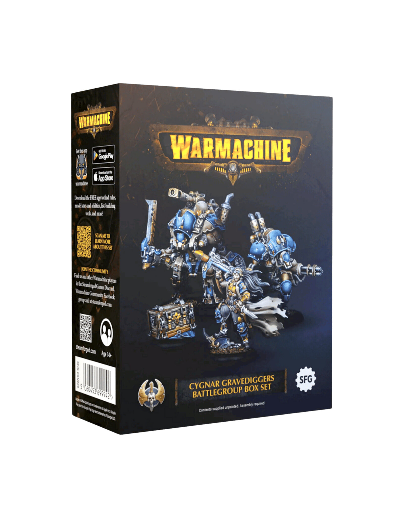 Warmachine Warmachine Cygnar Gravediggers Battlegroup Box