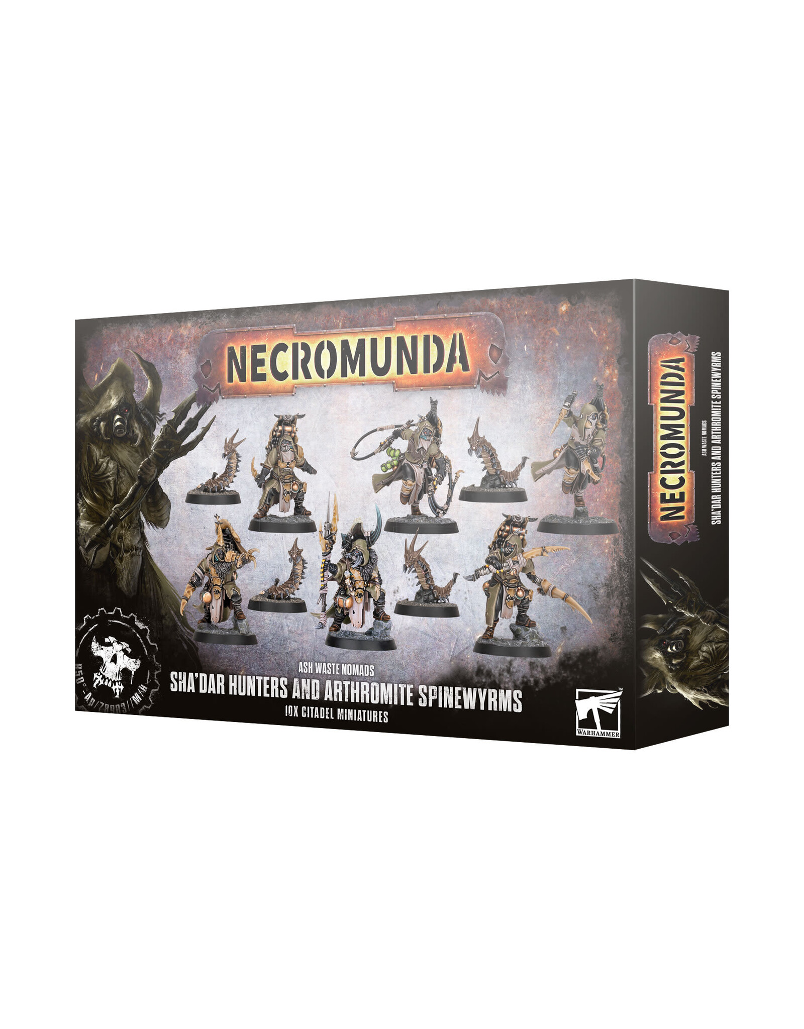 Games Workshop Necromunda Ash Waste Nomads Sha'dar Hunters & Arthromite Spinewyrms