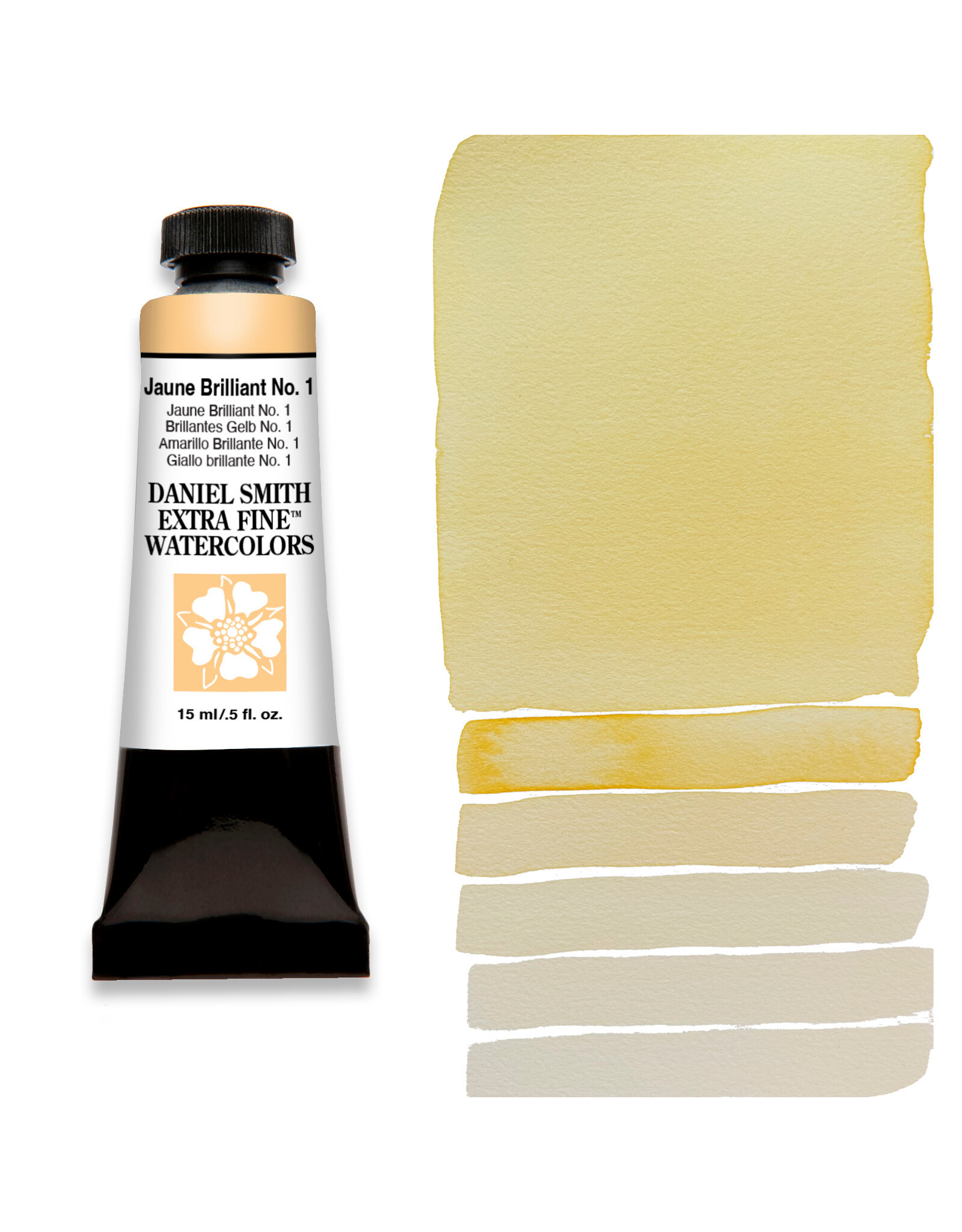 DANIEL SMITH Daniel Smith Extra Fine Watercolors, Jaune Brilliant No. 1 15ml