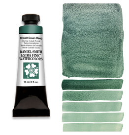 DANIEL SMITH Daniel Smith Extra Fine Watercolors, Cobalt Green Deep 15ml