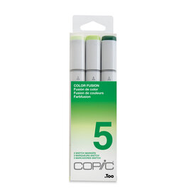 COPIC COPIC Sketch Markers, Fusion #5 Set of 3
