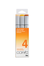COPIC COPIC Sketch Markers, Fusion #4 Set of 3