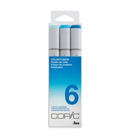 COPIC COPIC Sketch Markers, Fusion #6 Set of 3