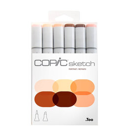 COPIC COPIC Sketch Markers, Portrait Set of 6