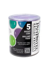 Panpastel PanPastel Colours Bright Cool 5 Stack Set
