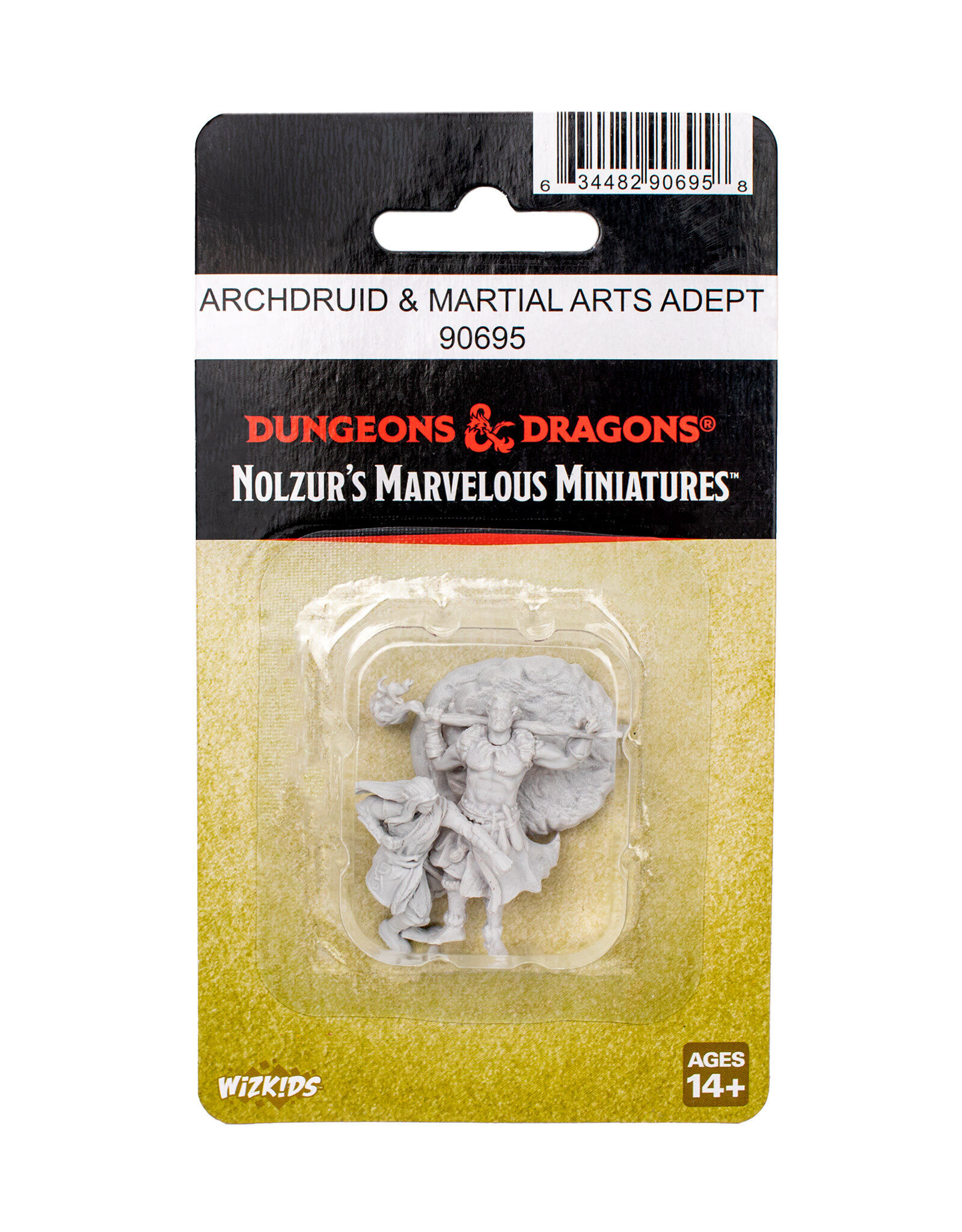 WIZKIDS D&D Nolzur's Marvelous  Miniatures   Archdruid & Martial Arts Adept