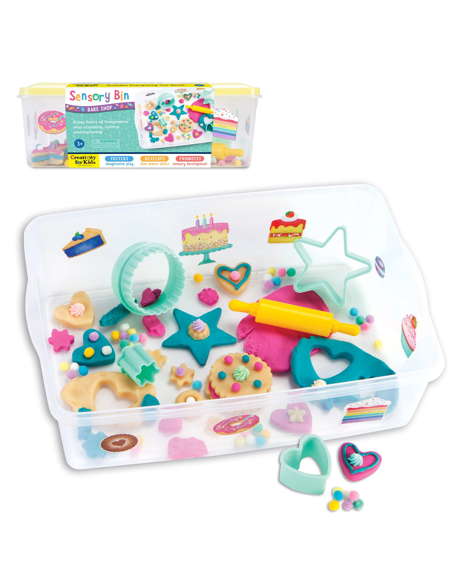 FABER-CASTELL Creativity for Kids Sensory Bin, Bake Shop