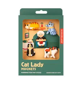 Kikkerland Kikkerland Cat Lady Magnets