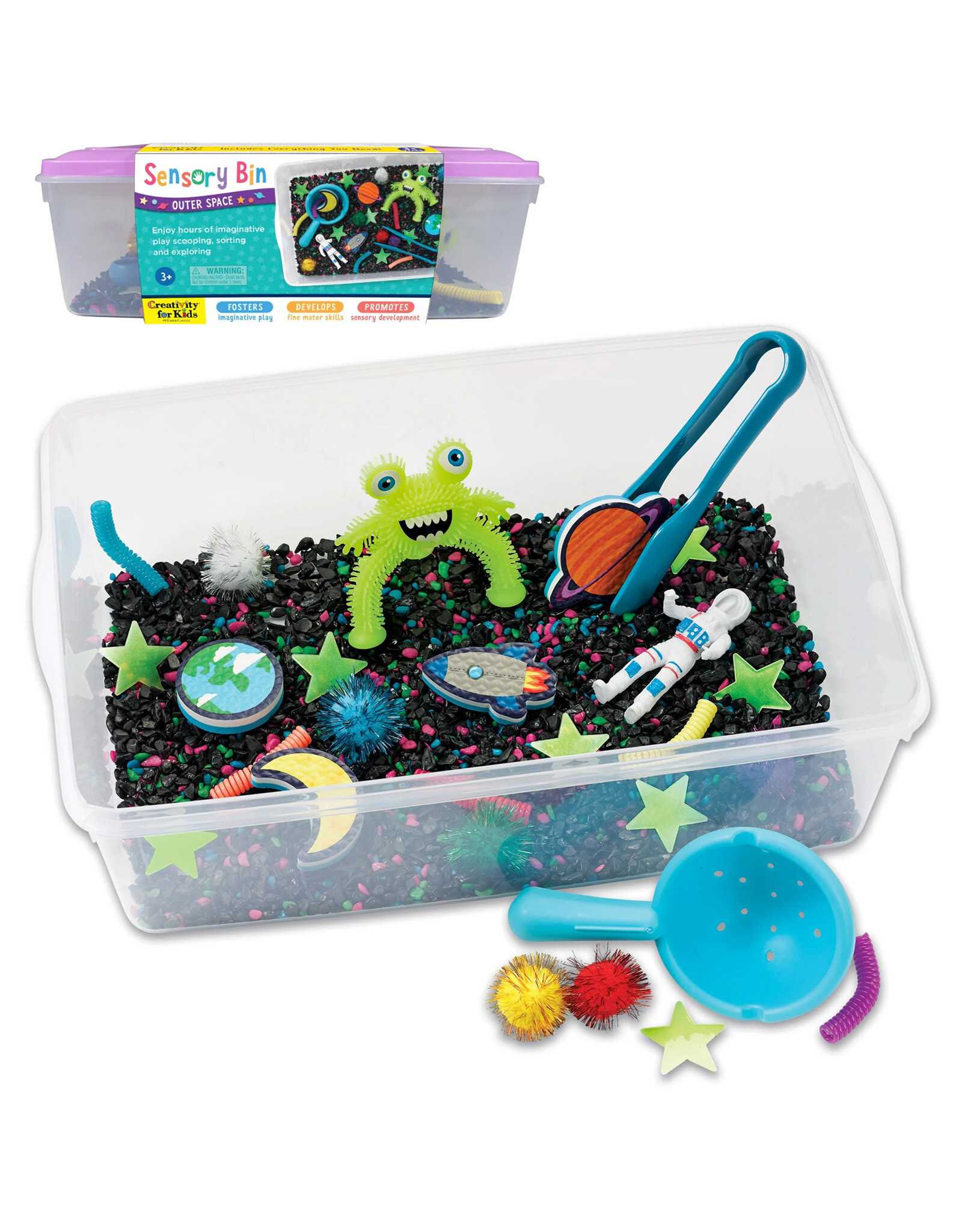 FABER-CASTELL Creativity for Kids Sensory Bin, Outer Space