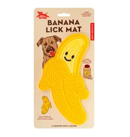 Kikkerland Kikkerland Kobe Banana Lick Mat