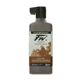 CLEARANCE Daler-Rowney FW Acrylic Ink Bottle Burnt Umber