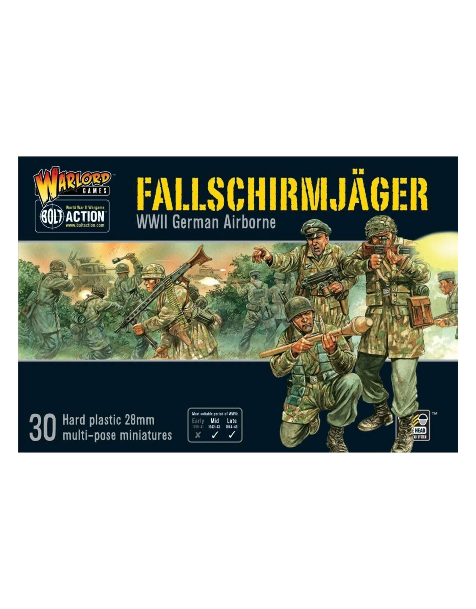 Bolt Action Fallschirmjagar WWII German Airborne