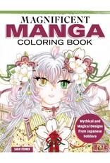 Magnificent Manga Coloring Book by Sara Stedner