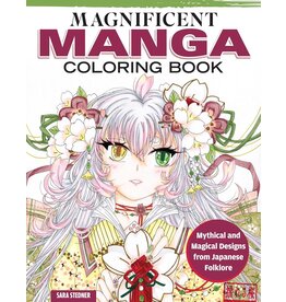 Magnificent Manga Coloring Book by Sara Stedner