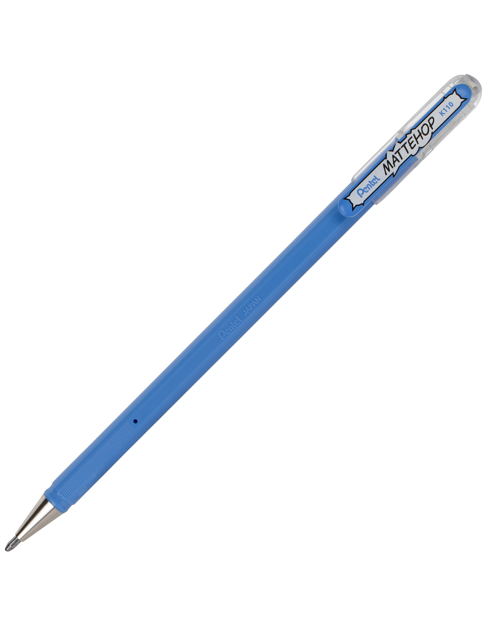 Pentel Mattehop Gel Pen, Sky Blue