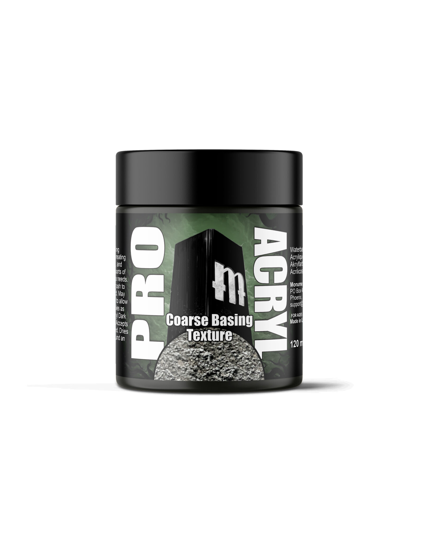 Monument Hobbies Pro Acryl Corse Basing Textures Grey Earth 120ml