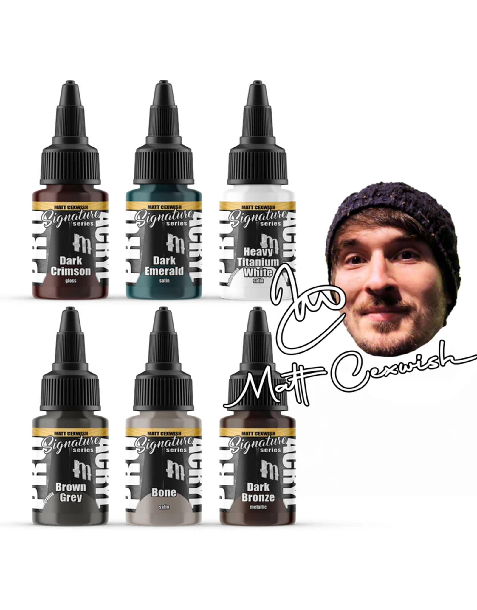 Monument Hobbies Pro Acryl Signature Series Set 4 - Matt Cexwish