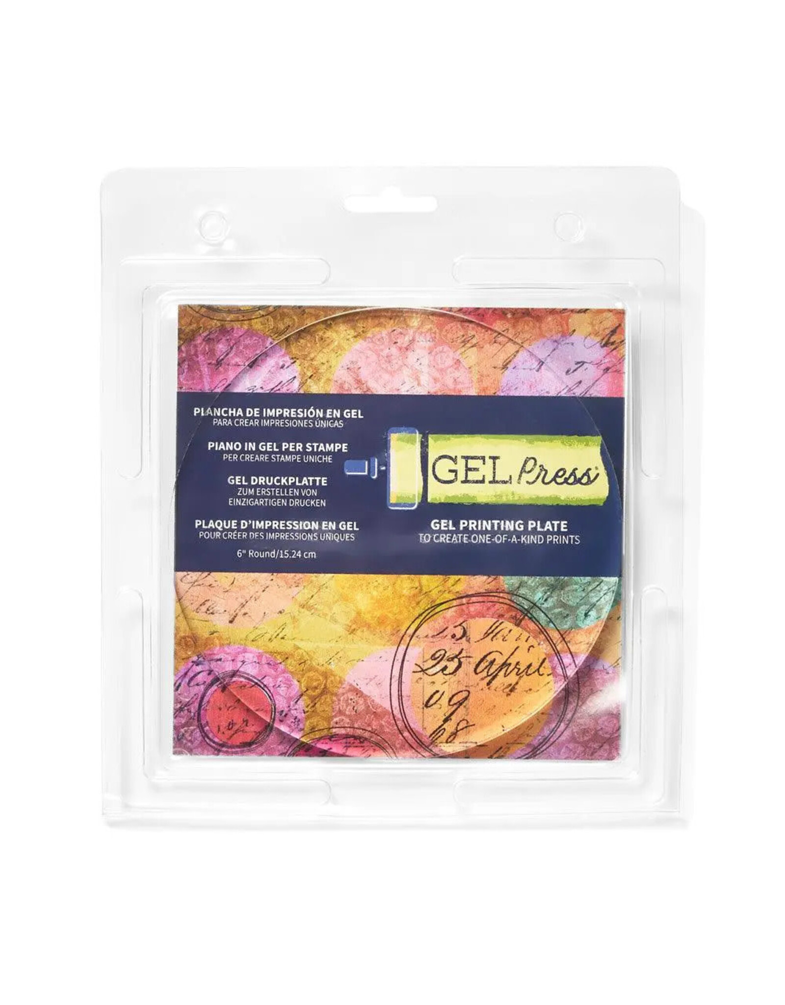 Gel Press Gel Press 6" Round Gel Printing Plate