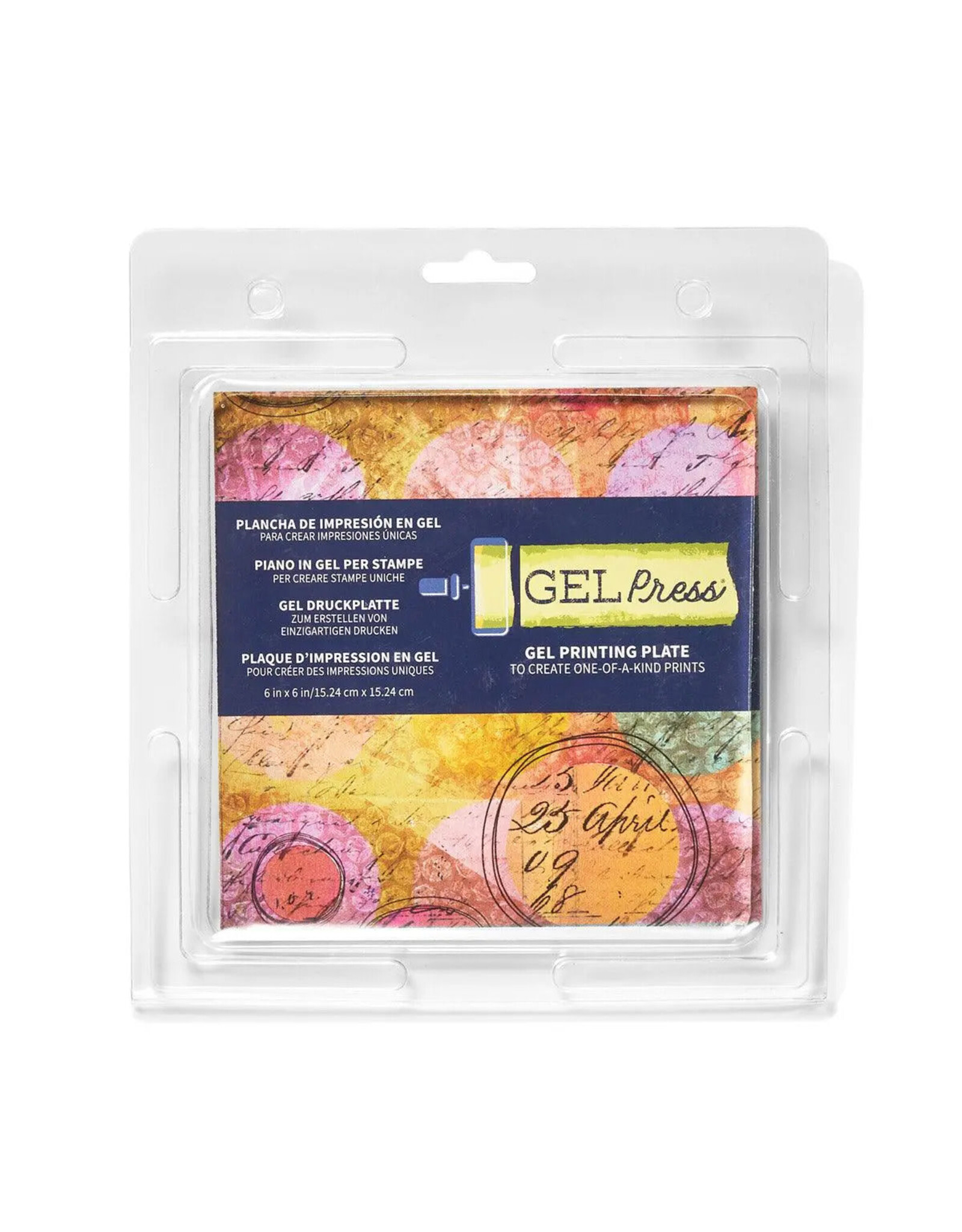Gel Press Gel Press 6 x 6 Square Gel Printing Plate