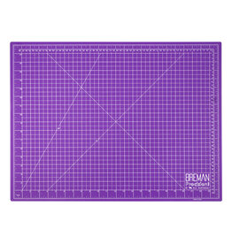 W.A. Portman WA Portman 18x24 Inch Self Healing Cutting Mat – 2-Sided 5-Ply PVC Purple/Gray Cutting Mats for Crafts with Non-Slip Surface & Precise Grid Lines