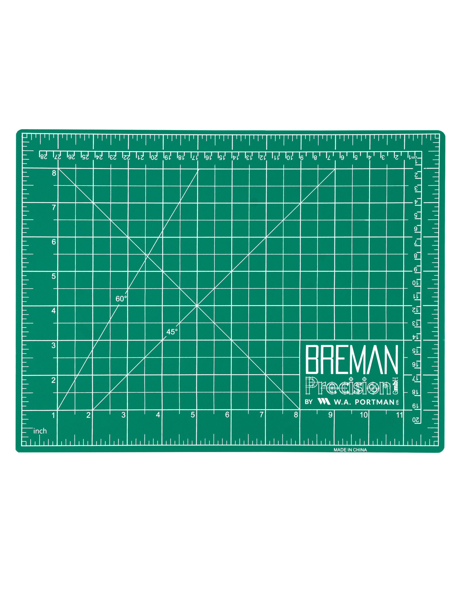 W.A. Portman WA Portman 1pc 9x12" Self Healing Cutting Mat - 2-Sided 5-Ply PVC Green/Black Cutting Mats for Crafts