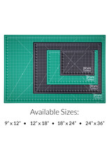 W.A. Portman WA Portman 1pc 9x12" Self Healing Cutting Mat - 2-Sided 5-Ply PVC Green/Black Cutting Mats for Crafts W.A. Portman WA Portman 1pc 9x12" Self Healing Cutting Mat - 2-Sided 5-Ply PVC Green/Black Cutting Mats for Crafts