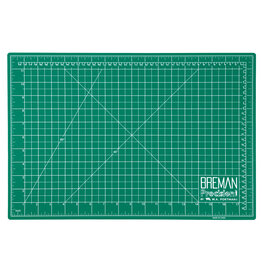 W.A. Portman WA Portman 12x18 Inch Self Healing Cutting Mat – 2-Sided 5-Ply PVC Green/Black Cutting Mats for Crafts with Non-Slip Surface & Precise Grid Lines