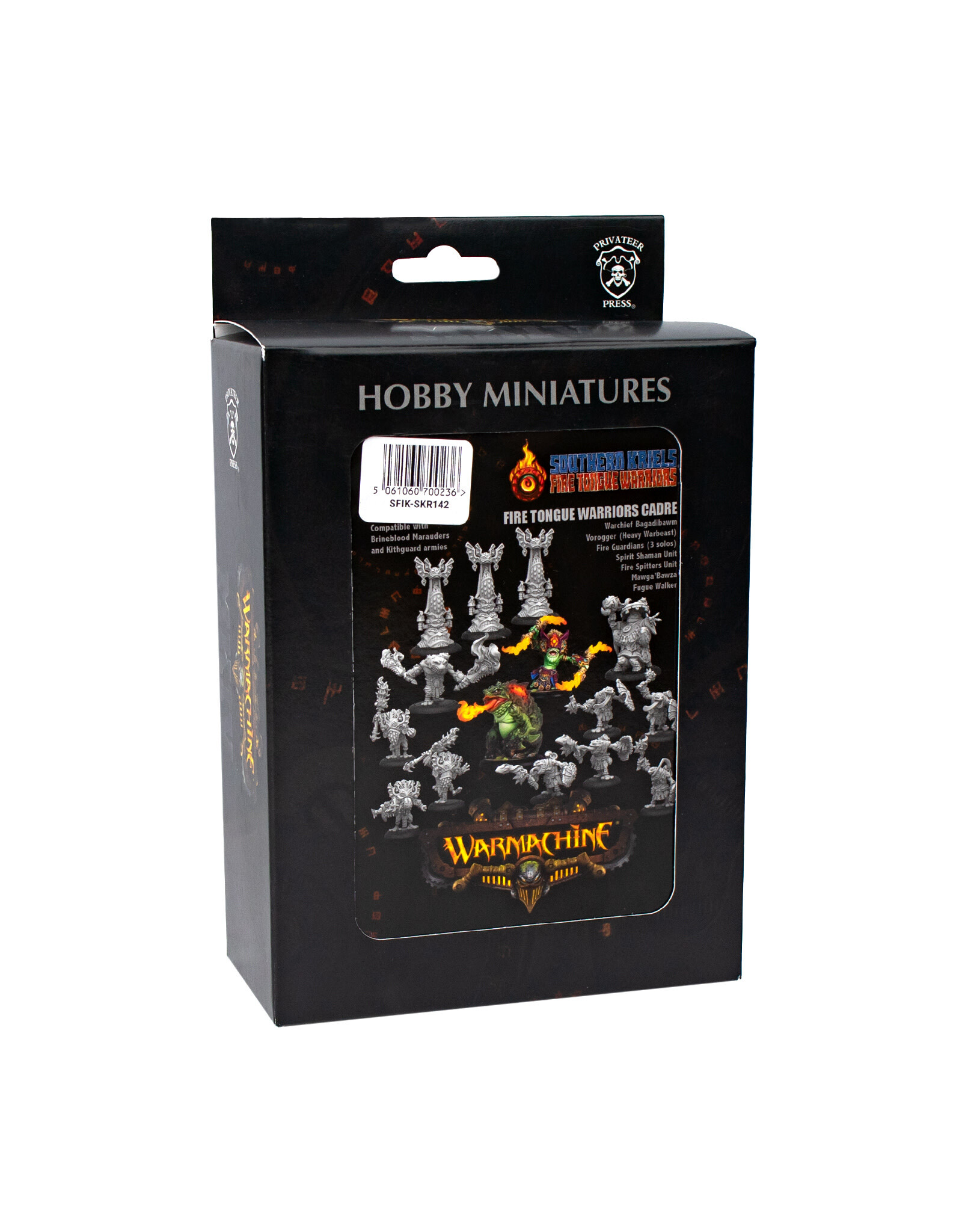 Warmachine Warmachine Southern Kriels Fire Tongue Warriors Command Cadre 